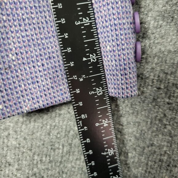 PENDLETON Purple Virgin Wool Single Breasted Lined Blazer USA ~SIZE SMALL - Picture 11 of 14